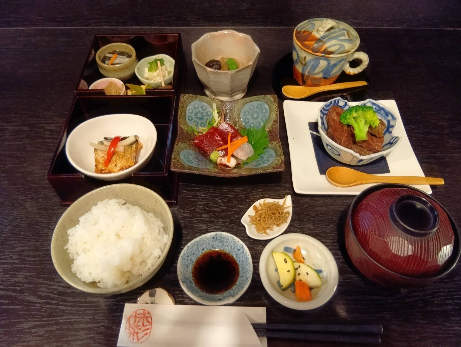 ミニ会席(食後のドリンク付)