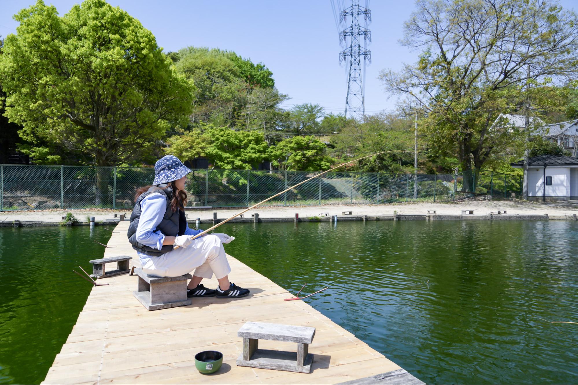 【豊田】手ぶらでOK！「大清水釣堀センター」で鯉釣りを楽しもう