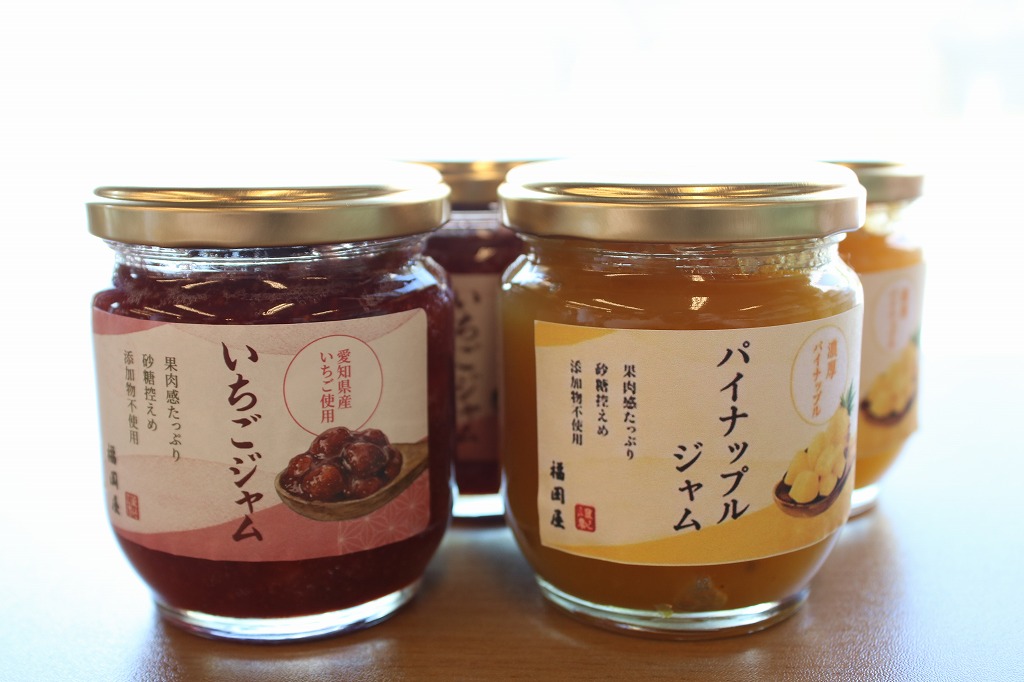 福岡屋特製いちごジャム・パイナップルジャム