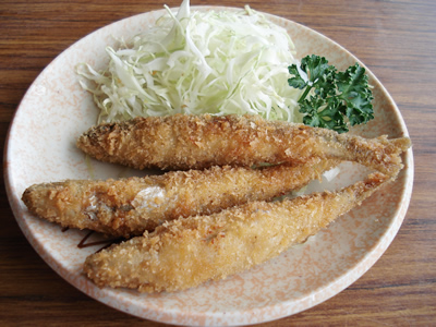 鮎フライ