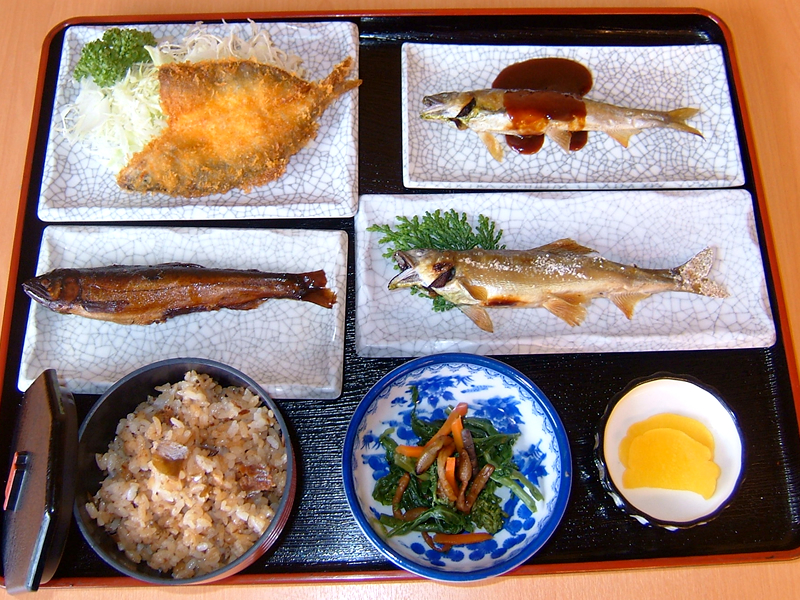 ◆鮎定食