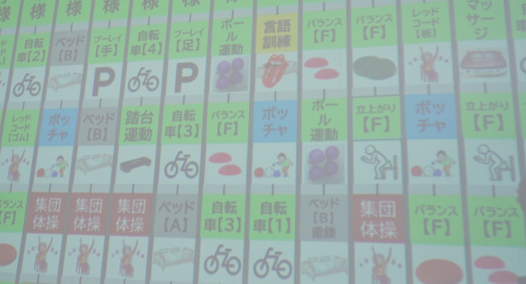 ①個別
理学療法士がお身体の状態や生活に合わせて個別のトレーニングを立案し、身体機能の向上を図っていきます。