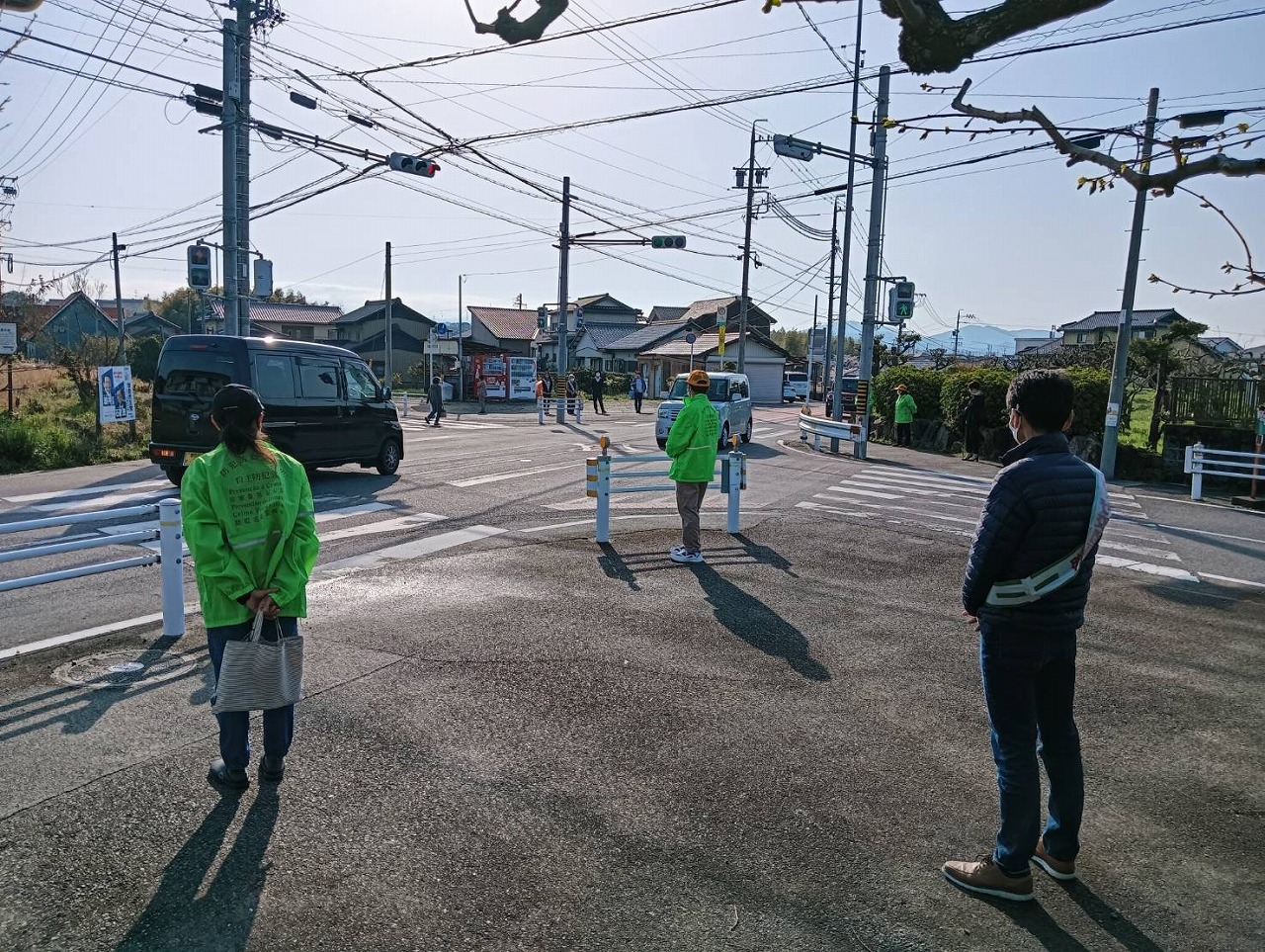 2025年4月7日　春の交通安全街頭活動