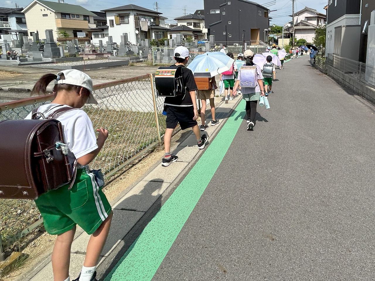 2025年5月22日 四郷小交通安全見守り活動
