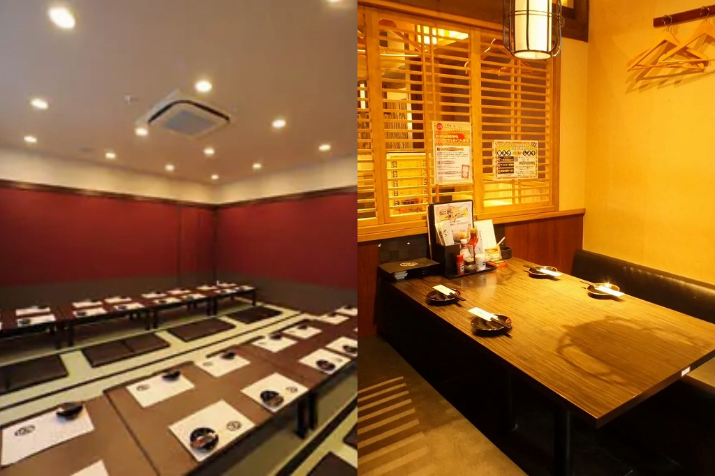 なにがしはなれ豊田市駅前店の座敷席・テーブル席