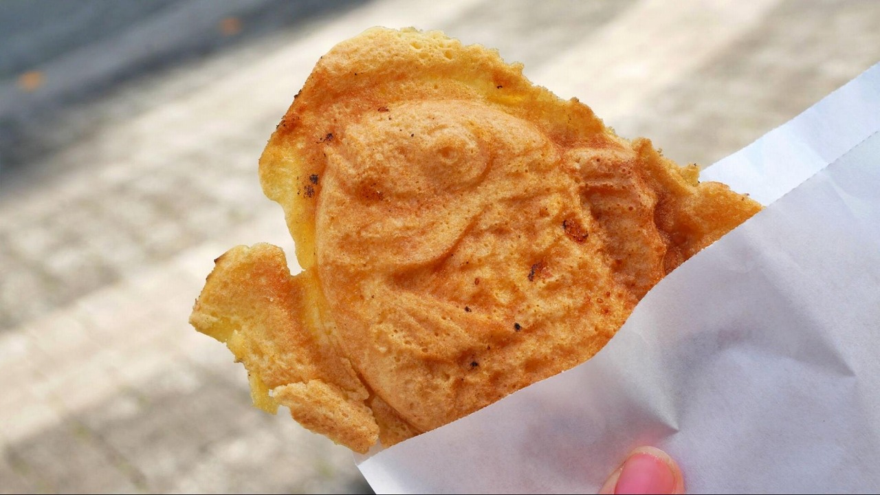 タイ焼き結実多のたい焼き（ハムチーズマヨ）　450円